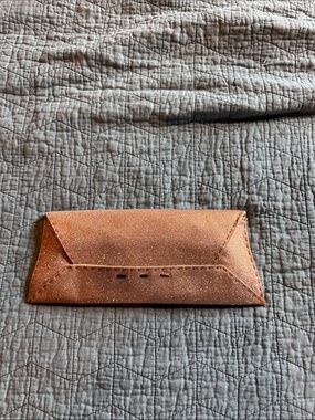 VBH Glittery pink Envelope Clutch